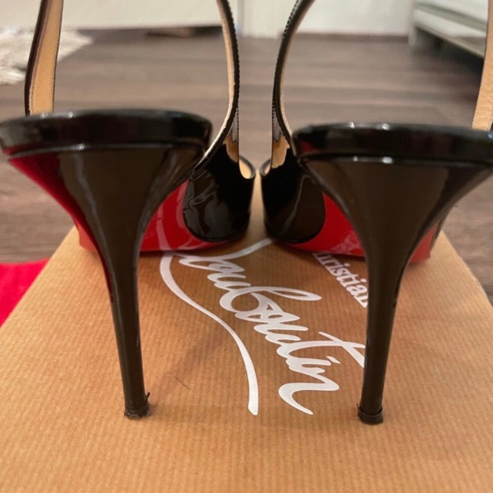 37 fifi sling 85mm black patent - Picture 3 of 10